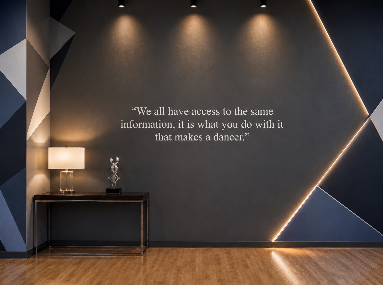 Studio quote wall