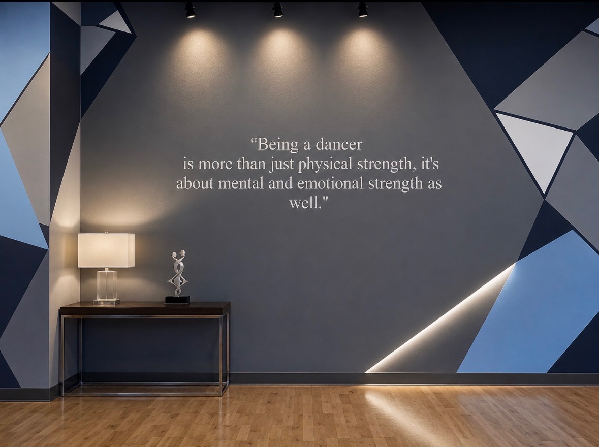 Studio quote wall — Being a dancer