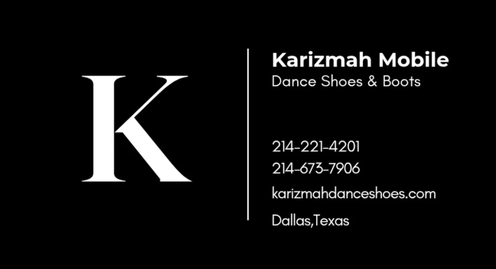 Karizmah Mobile — Dance Shoes & Boots